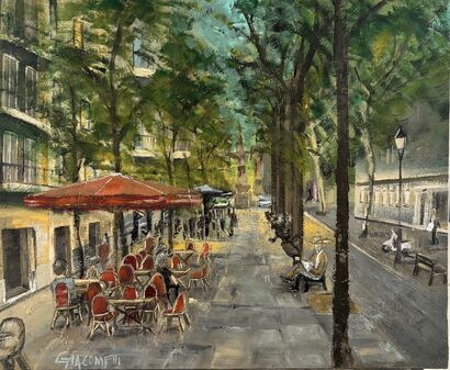 Avenida Gaudí - a Paint Artowrk by Caetano Giacometti